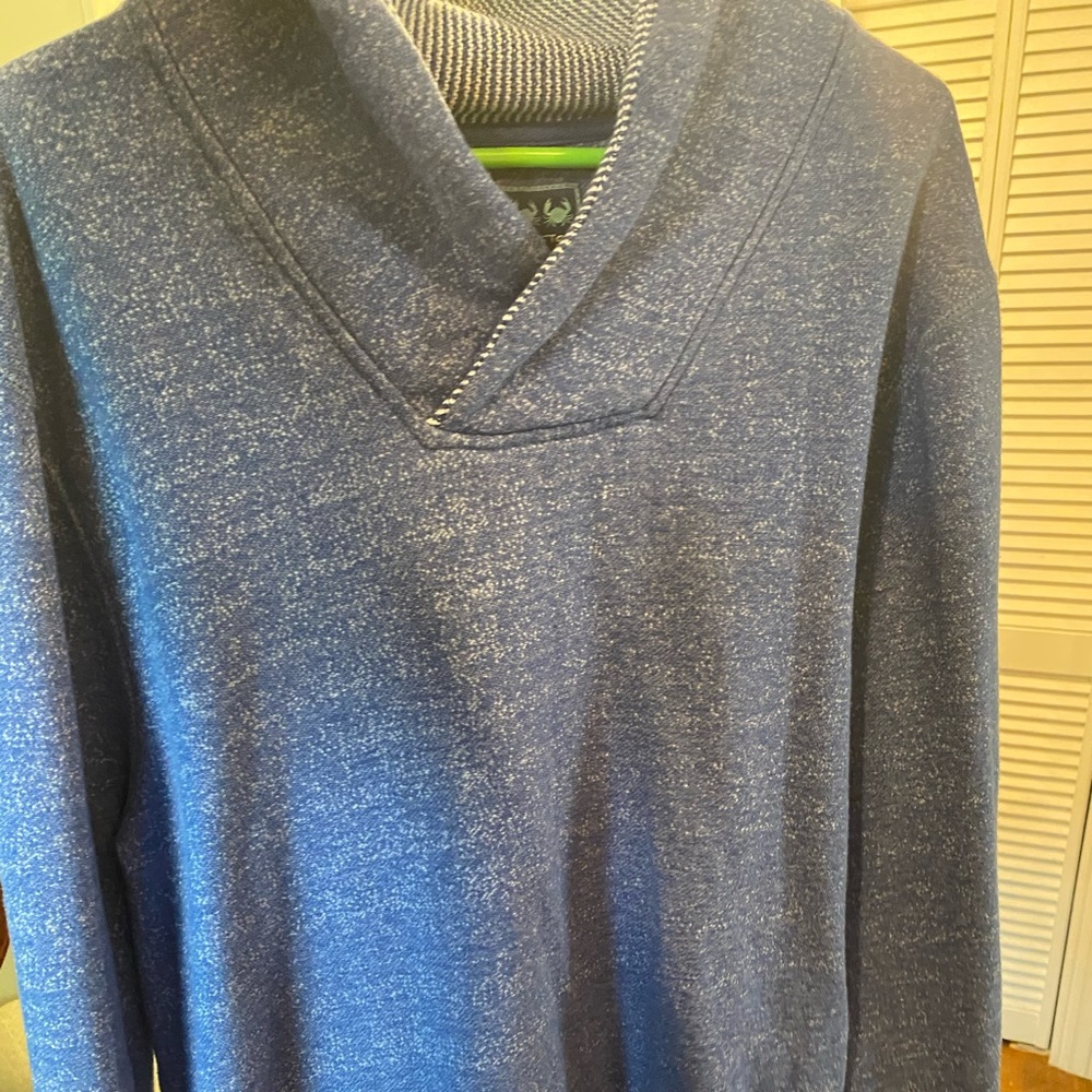 Charleston Threads Blue pullover Large